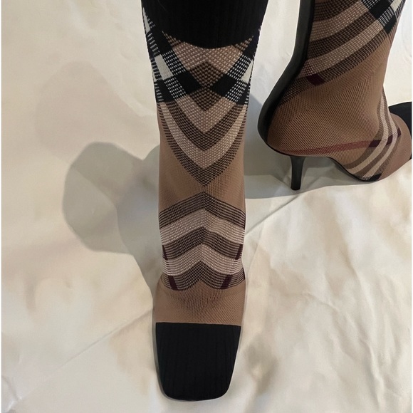 Burberry Check Sock Booties - Picture 2 of 9